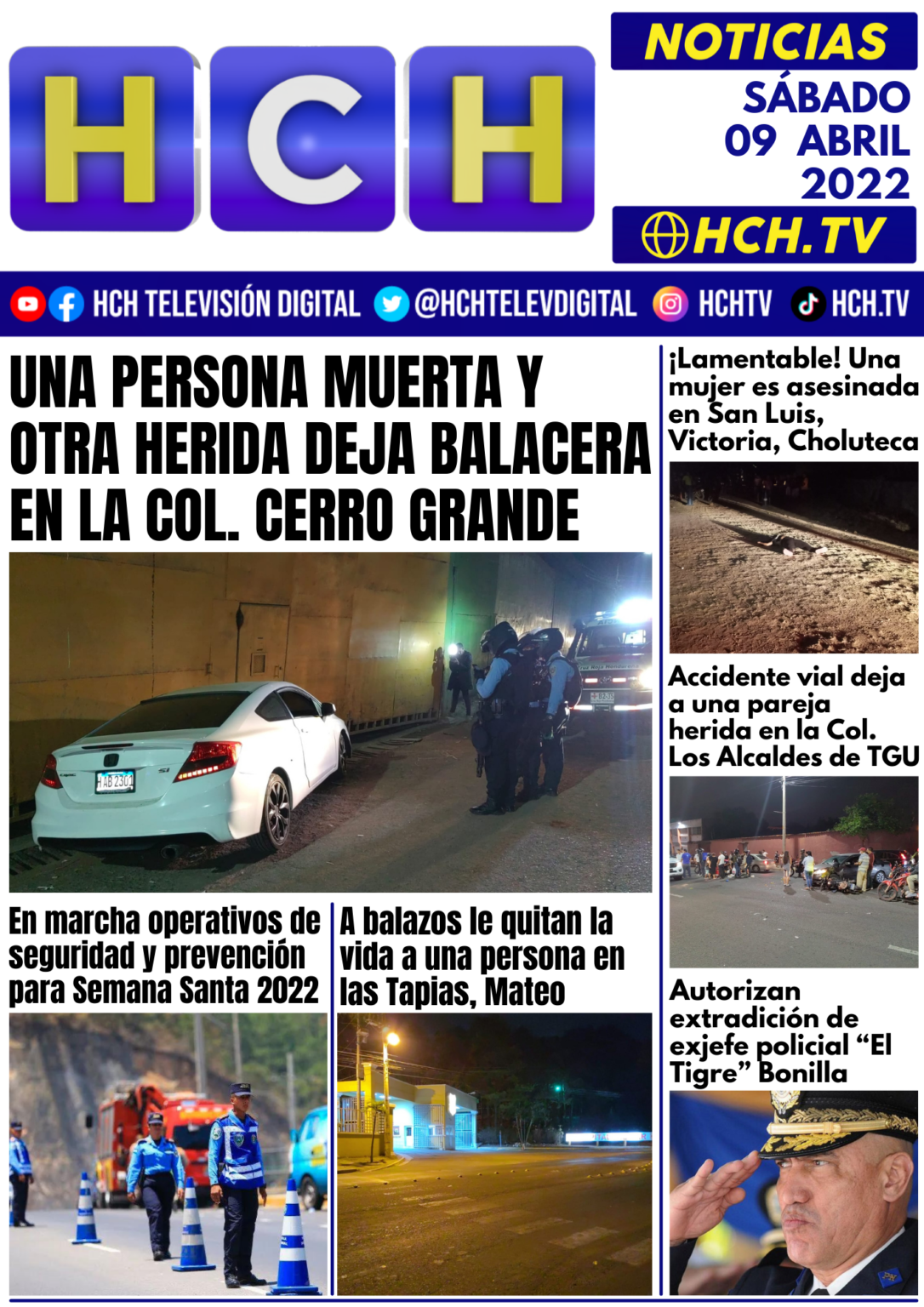 Portada Hch De Abril De Hch Tv