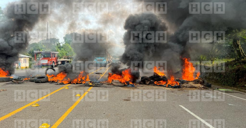 Pobladores Se Toman La Carretera Ca Protestando Contra La