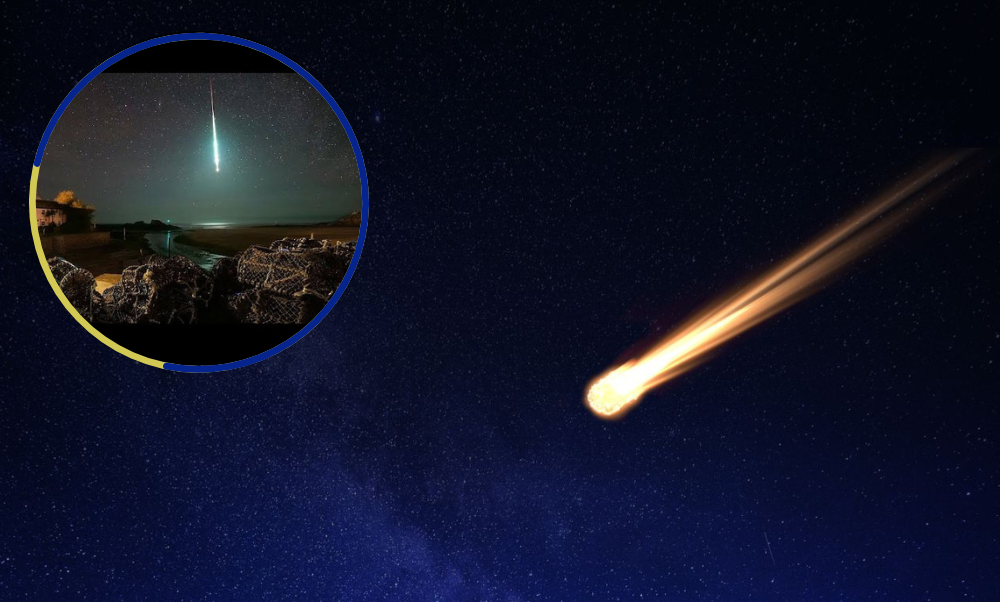 VIDEO Impresionante Un Meteorito Cruza El Cielo Y Lo Ilumina HCH TV