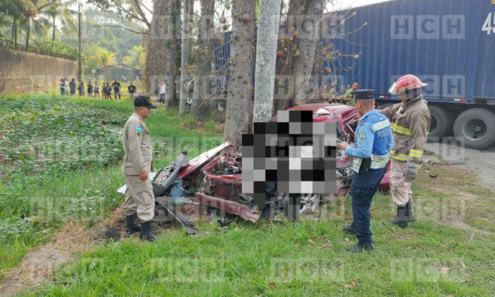 Fatal accidente vial deja una persona muerta en Tela Atlántida HCH TV