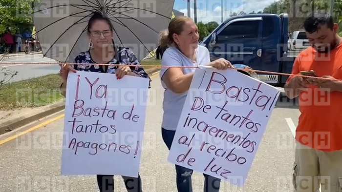 Pobladores De Campamento Olancho Se Tomaron La Carretera En Protesta