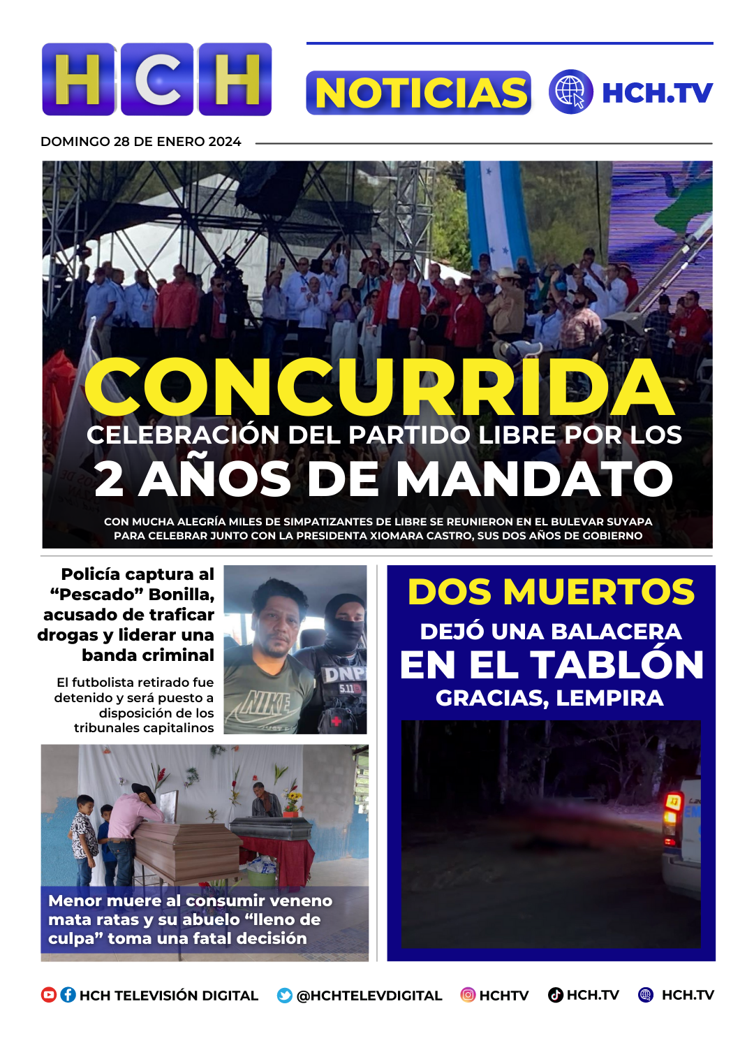 Portada HCH 28 De Enero De 2024 HCH TV