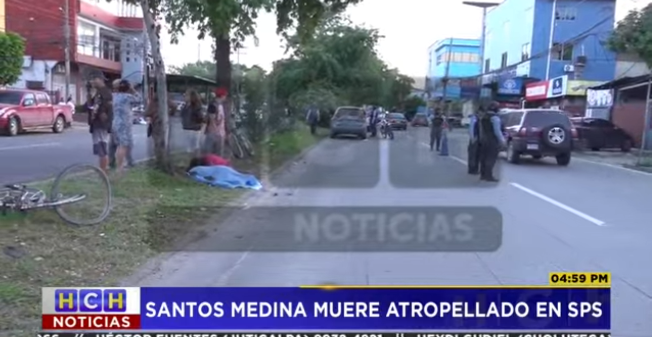 ¡Desgarrador! Jovencita hondureña llega a calle sampedrana y presencia el cuerpo sin vida de su padre tras ser atropellado