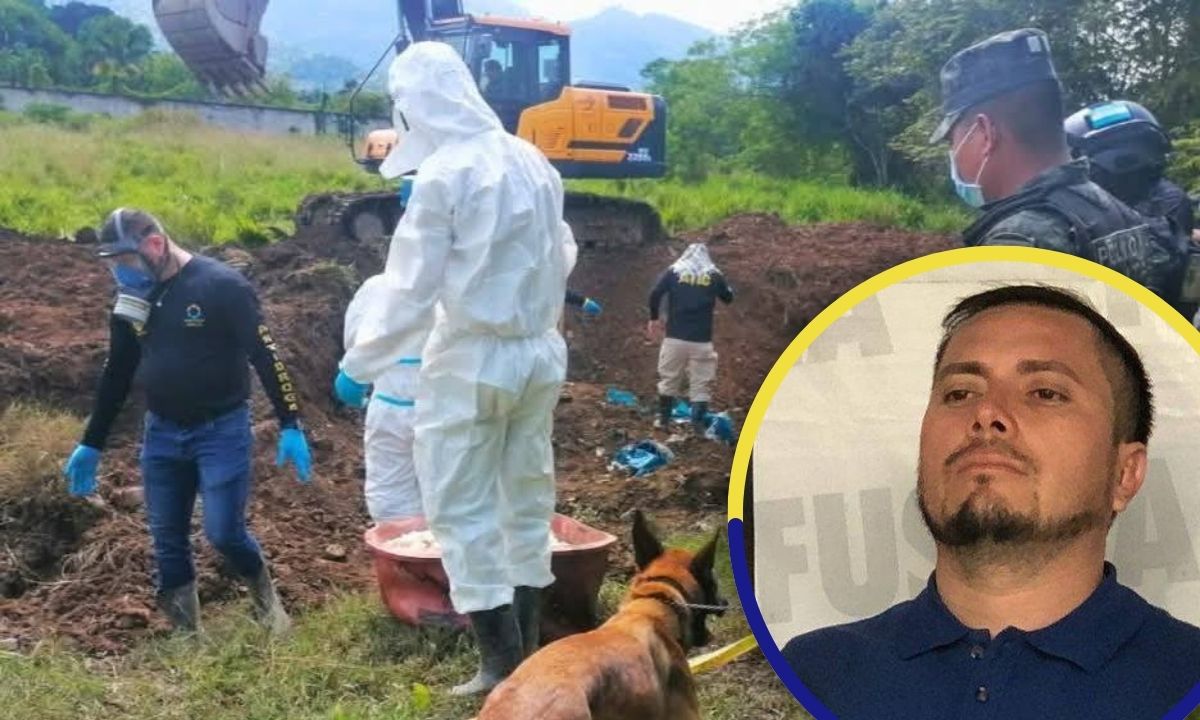 Prosigue extracción de “químicos para droga” enterrados por el extinto Magdaleno Meza en Copán