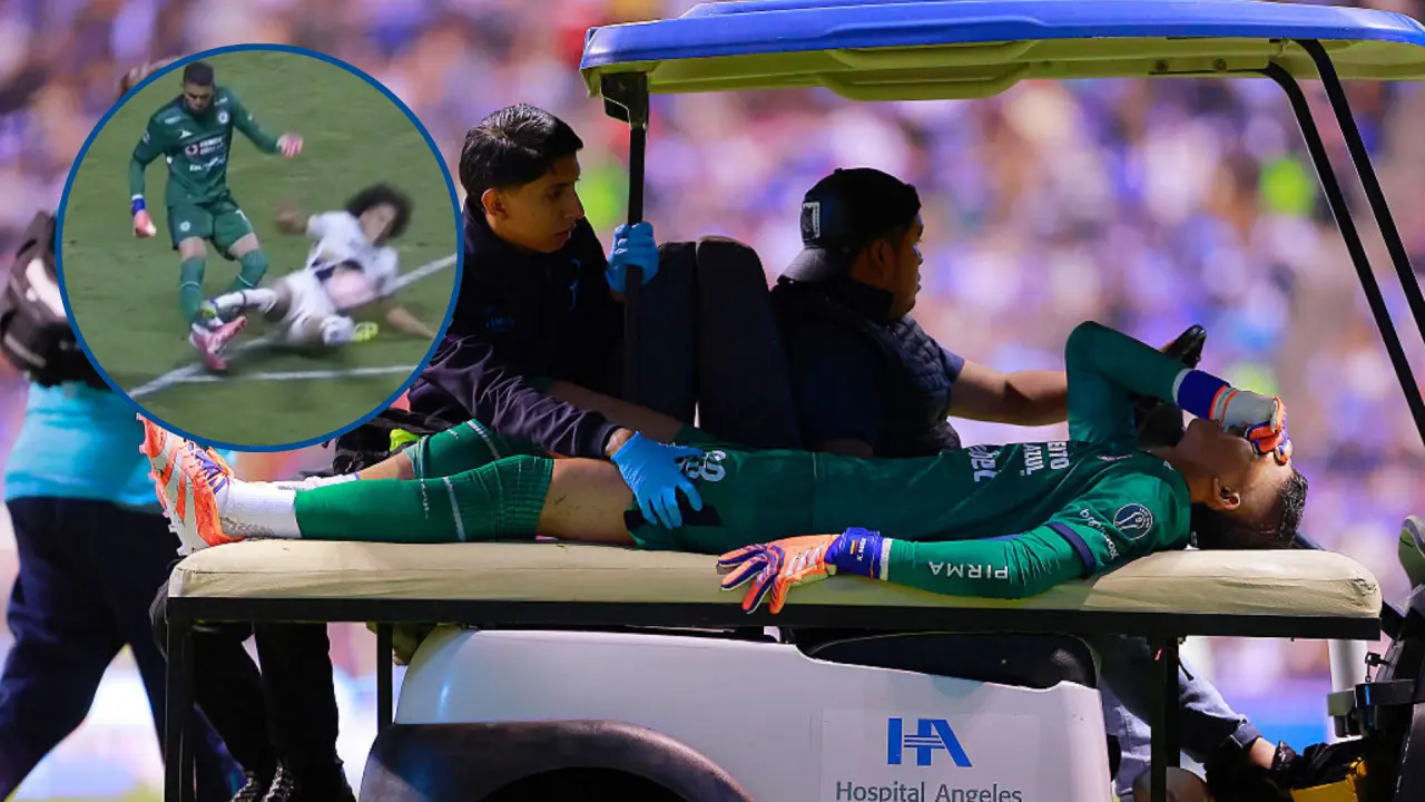 La escalofriante lesión de Kevin Mier portero de Cruz Azul