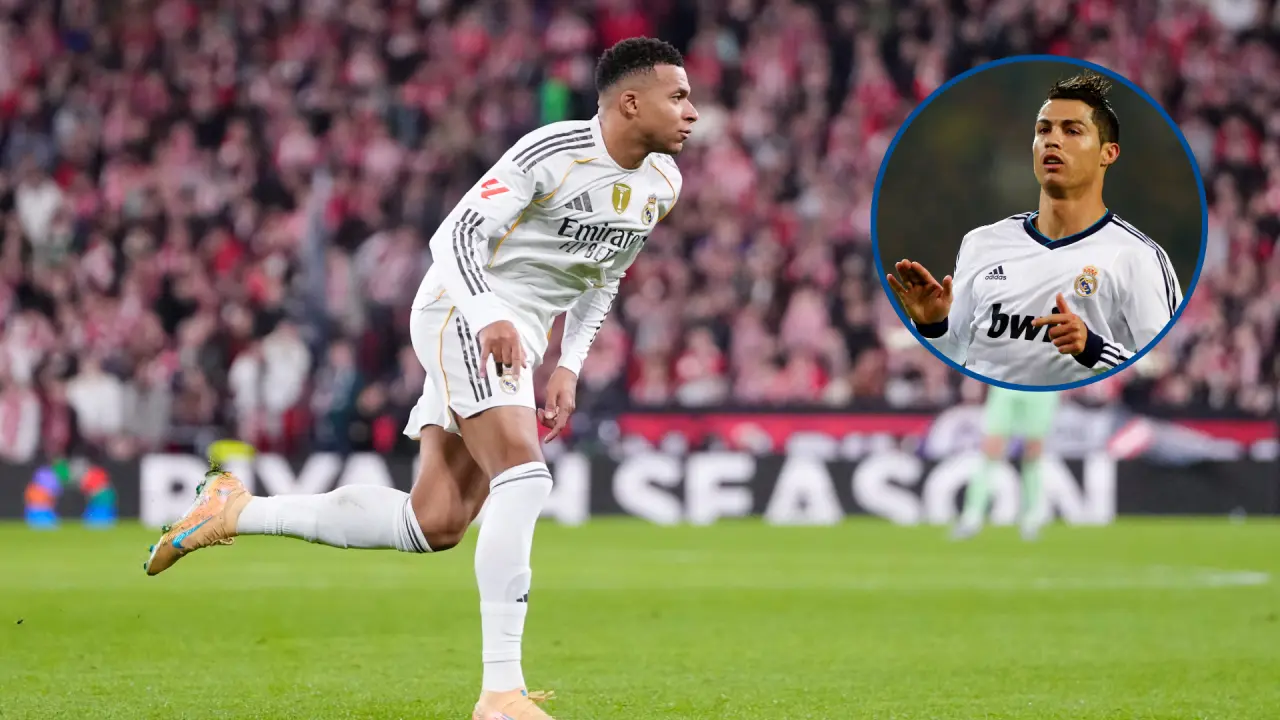 El récord de Cristiano que tiene a tiro Kylian Mbappé tras su doblete ante el Athletic
