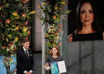 María Corina Machado recibe el Premio Nobel de la Paz 2025 y se lo dedica a los venezolanos: “A ellos pertenece este honor”