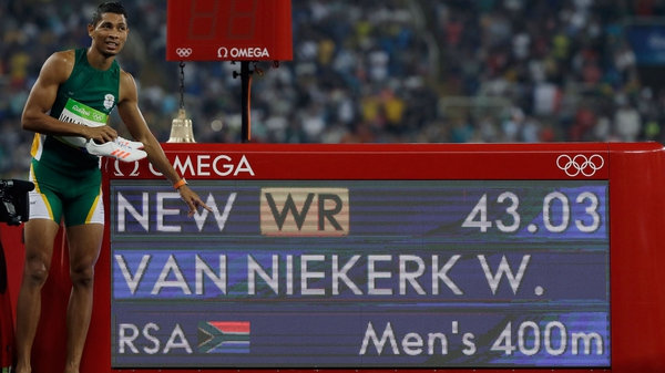 van Niekerk apunta a bajar la marca de los 43 segundos en pruebas de 400 m.