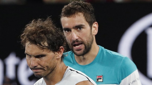 Marin Cilic tuvo un repudiable gesto con Rafael Nadal (REUTERS)