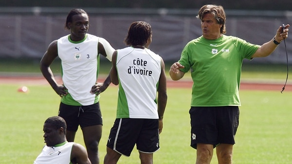 Henri Michel dirigió a la selección de Costa de Marfil en el Mundial 2006 (AFP)