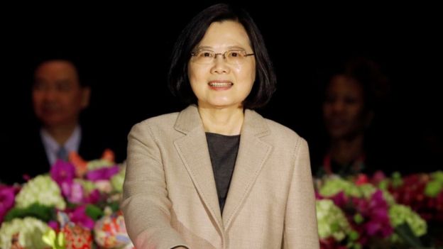 Presidenta de Taiwán, Tsai Ing-wen.
