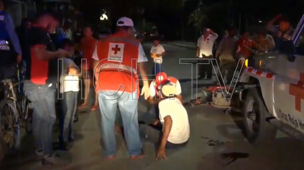 Accidente Vial Deja Una Persona Herida En El Barrio La Curva En Choloma Hchtv 7887