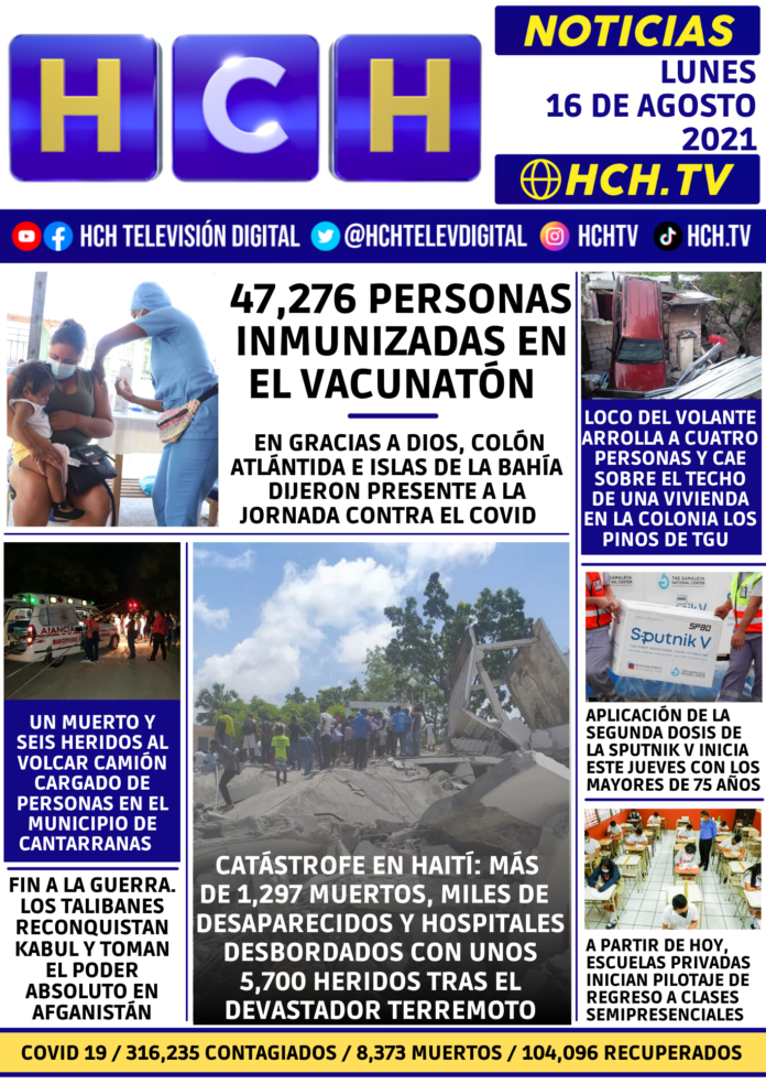 Portada HCH 16 de agosto de 2021 | HCH.TV