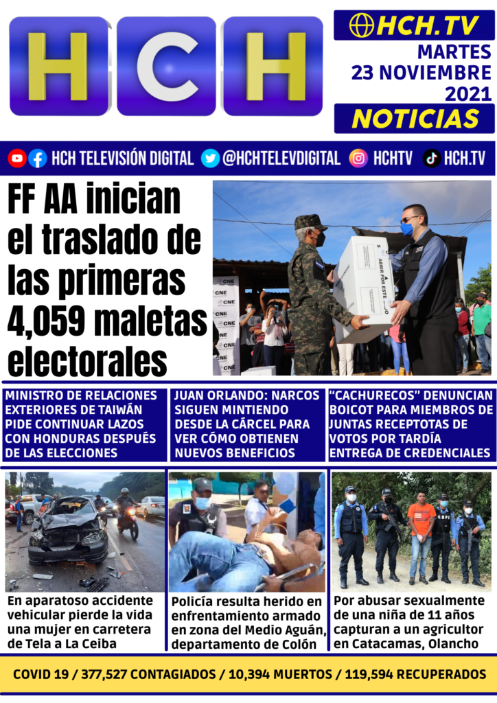 Portada Hch 23 De Noviembre De 2021 Hchtv 7769