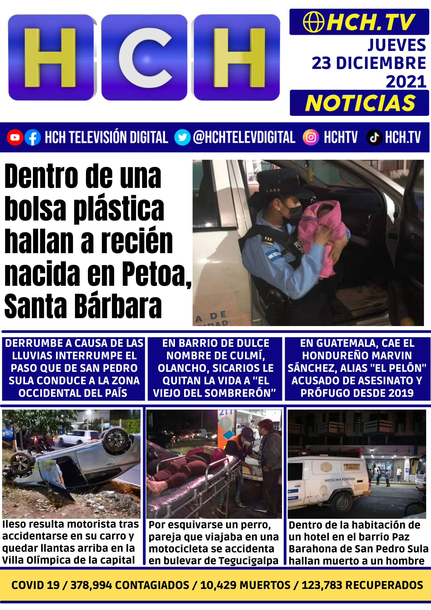 Portada Hch 23 De Diciembre De 2021 Hchtv 7329