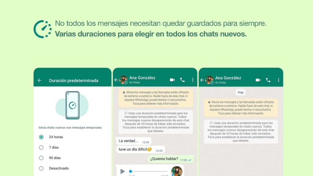 Whatsapp Anuncia Cambios En La Función De Mensajes Temporales Y Su Duración Hchtv 8916