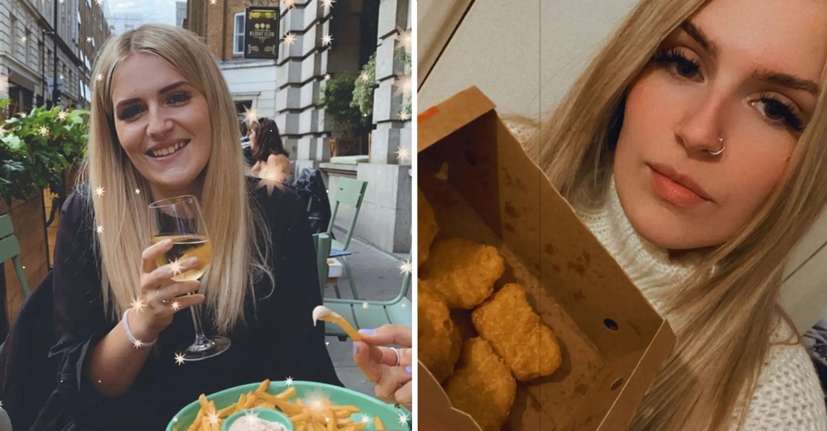 Mujer solo come nuggets de pollo y papas fritas desde hace 22 años 