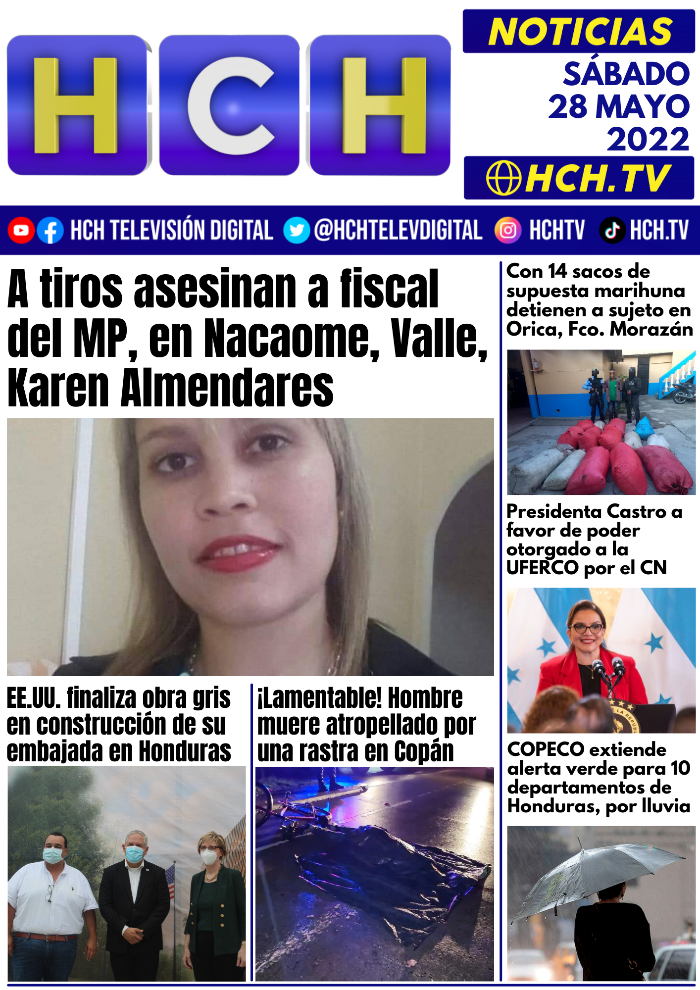 Portada HCH 28 de mayo de 2022 HCH.TV