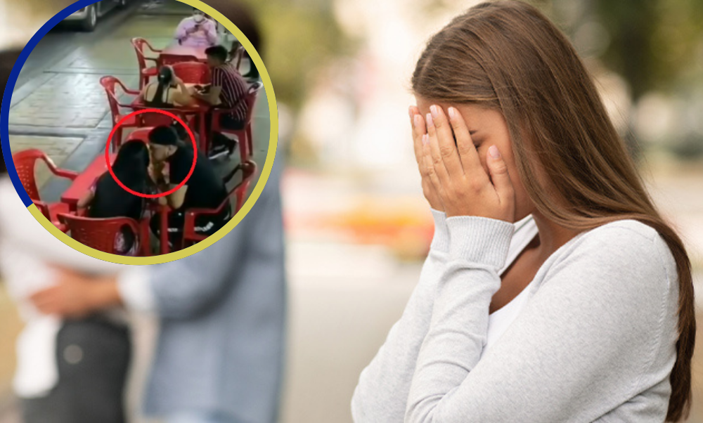 Video Mujer Descubre A Su Esposo Siéndole Infiel En Puesto De Comida Y Lo Ataca A Sillazos 