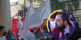 "Las banderas son para quienes quieran usarlas" | Contento Redondo con muestras de apoyo de colectivos de LIBRE y PSH