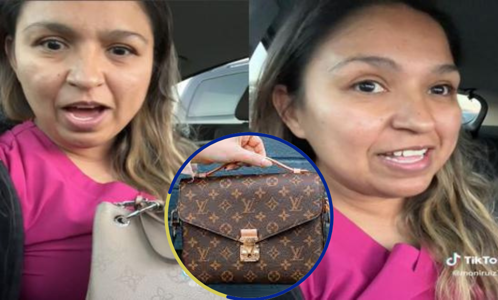 Mujer presume que le regalaron bolsa Louis Vuitton, pero descubre que es  imitación