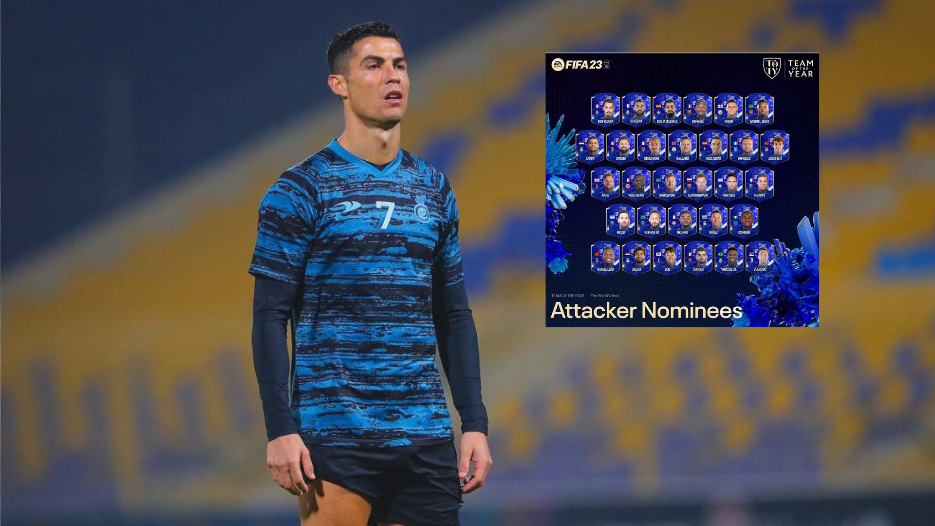 Cristiano Ronaldo, fuera de los nominados al TOTY de FIFA 23