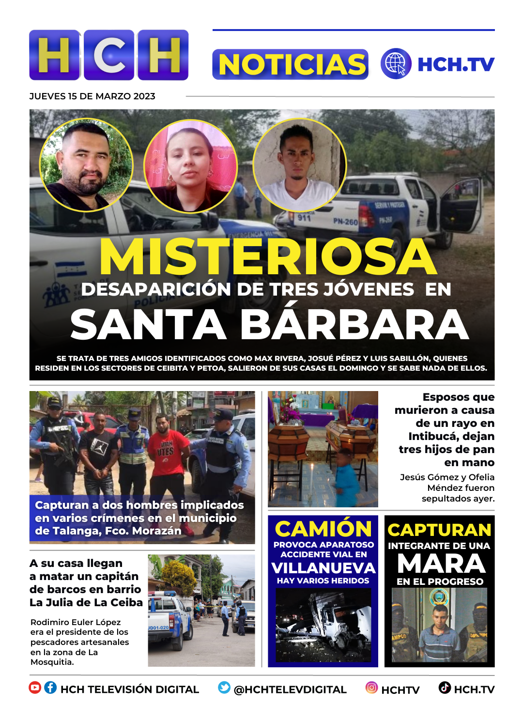 Portada Hch 16 De Marzo De 2023 Hchtv 3728