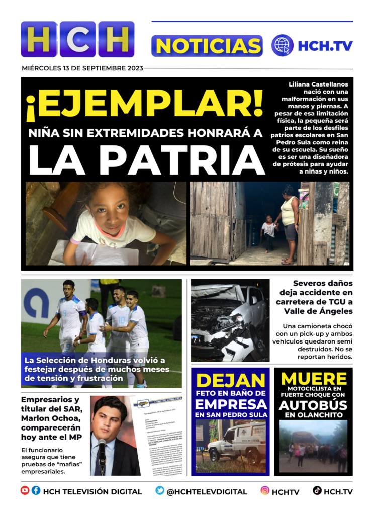 Portada HCH 13 De Septiembre De 2023 HCH TV