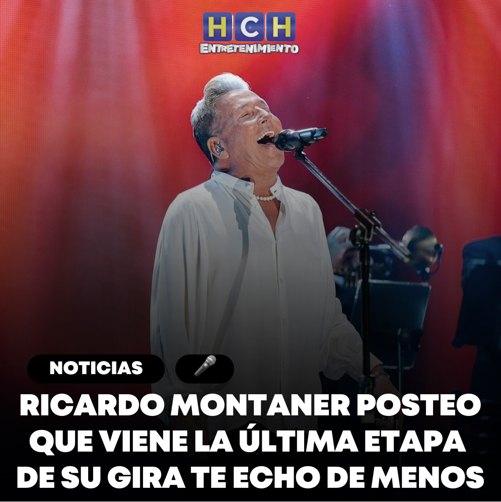 Ricardo Montaner posteo en su cuenta de X que Viene la última etapa de