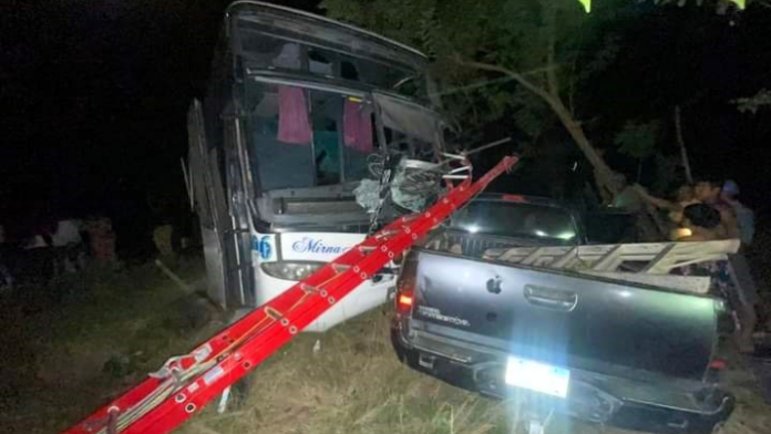 Accidente de bus en Colón