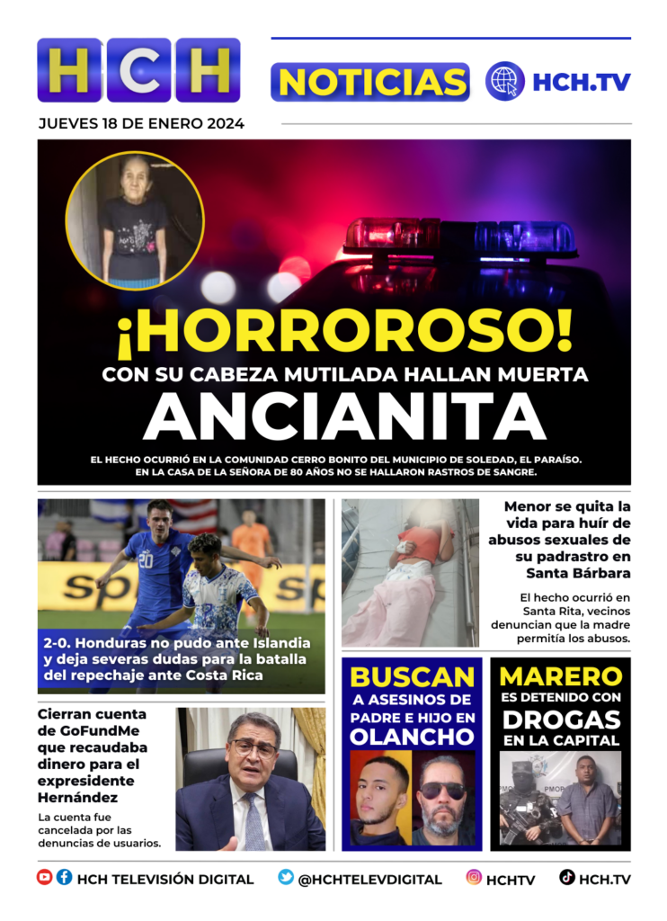 Portada Hch De Enero De Hch Tv