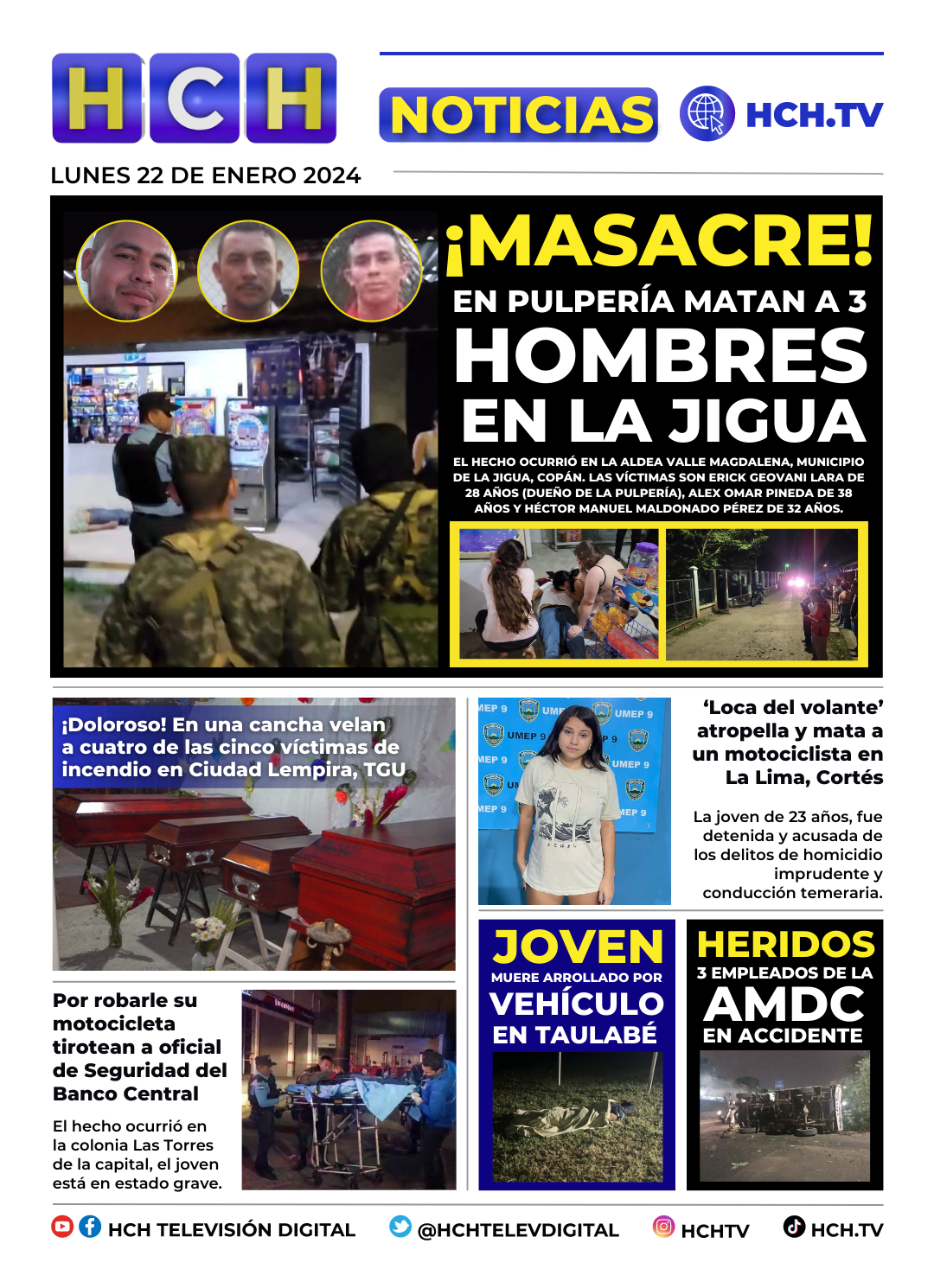 Portada Hch 22 De Enero De 2024 Hchtv 8500