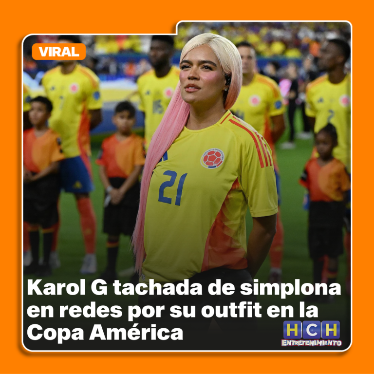 Karol G es tachada de simplona en redes por su outfit en la Copa América HCH.TV