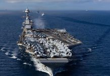 ¡A las órdenes del Comando Sur! Llega al Caribe el portaaviones USS Gerald Ford de los Estados Unidos