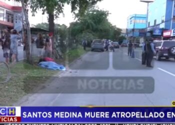 ¡Desgarrador! Jovencita hondureña llega a calle sampedrana y presencia el cuerpo sin vida de su padre tras ser atropellado