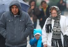 Alerta Verde por 48 para seis departamentos por lluvias producto de una masa de aire frío Alerta Verde