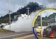 ¡Fin de la protesta! Antimotines «desarmaron» protesta de Libre en la CA-5, al norte de TGU