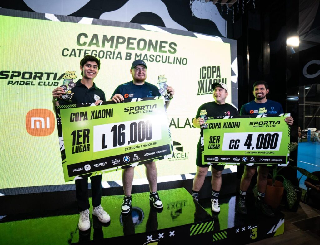 Sportia Pádel Club celebra su primer aniversario con un cierre espectacular en la final de la Copa Xiaomi