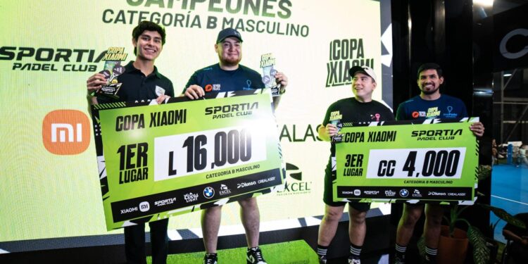 Sportia Pádel Club celebra su primer aniversario con un cierre espectacular en la final de la Copa Xiaomi