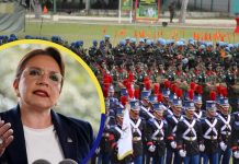 Xiomara Castro acompaña ceremonia de ascensos y condecoraciones en los 200 años del Ejército