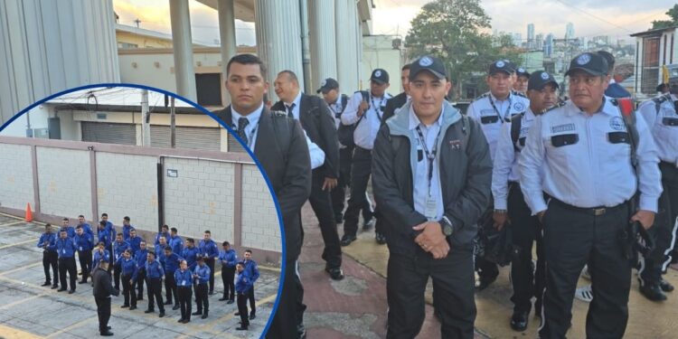 Con la seguridad inician cambios en el Congreso Nacional