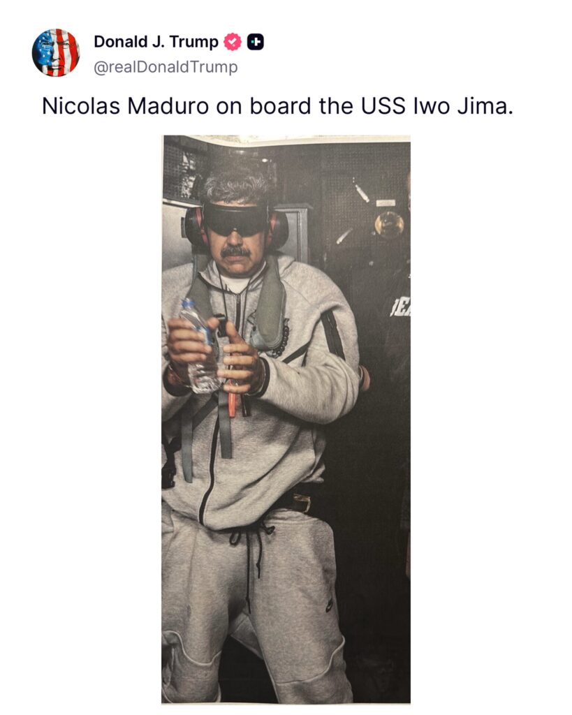 CAPTURAN A NICOLÁS MADURO