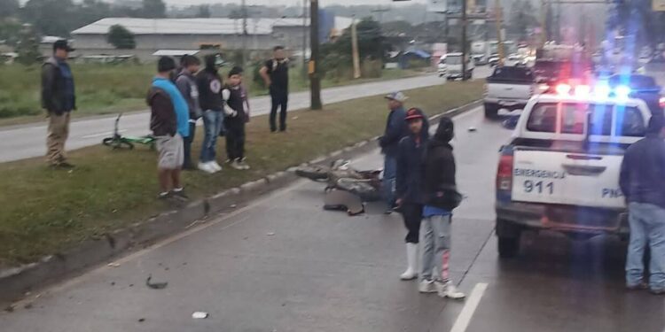 ¡Lamentable! Motociclista perece tras chocar con rastra en la CA-5, Siguatepeque