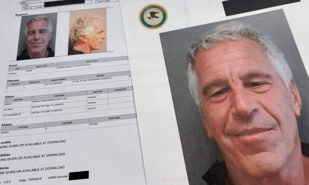 Nueva publicación de archivos de Jeffrey Epstein