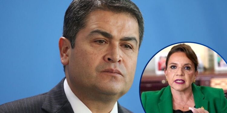 "Dejen de usar mi nombre para desviar la atención" | El certero mensaje de JOH a la presidenta Castro tras "marcha atrás" en cancelar el Tratado de Extradición