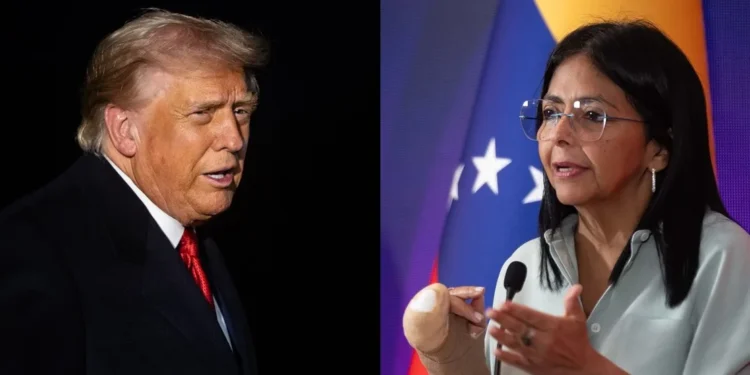Donald Trump dice que Delcy Rodríguez “pagará un precio muy alto” si no hace “lo correcto”