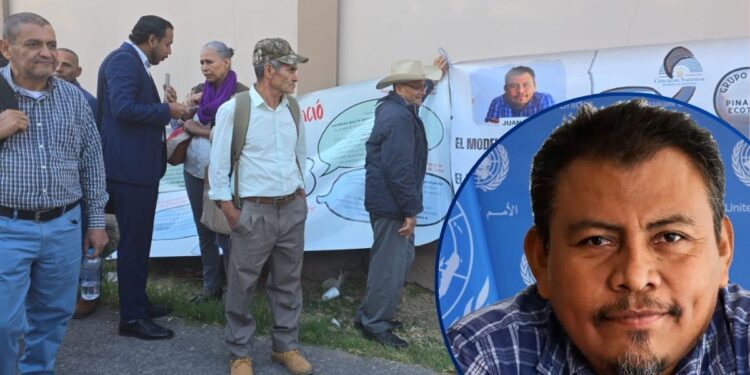 ¡Plantón! Piden requerimientos contra los asesinos intelectuales del ambientalista Juan López