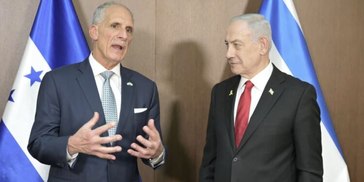 Nasry Asfura sostiene importante reunión con Benjamín Netanyahu primer ministro de Israel