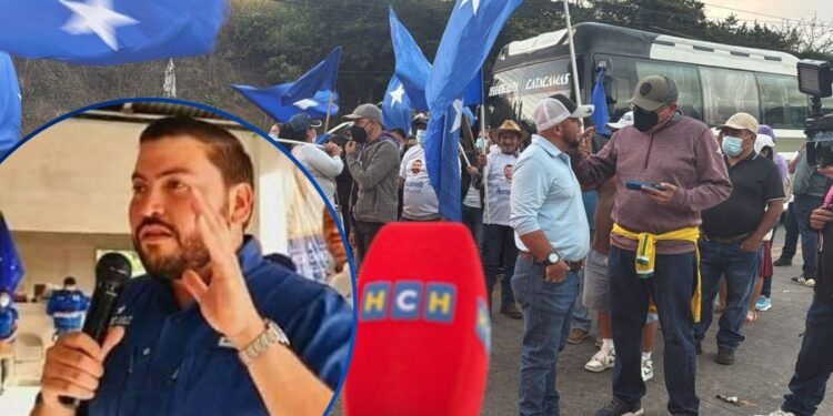¡Caos vial! Talangueños protestan en carretera a Olancho, exigiendo que se le entregue la alcaldía a “Roosevelito”