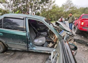 ¡Tragedia! Mujer perece tras brutal choque en la CA-11, San Juan de Opoa, Copán